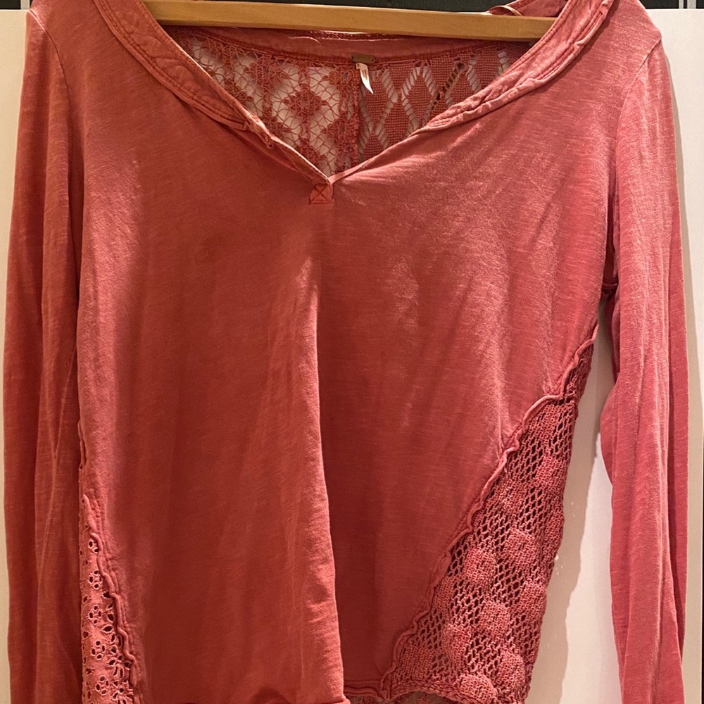 Free People Long Sleeved Shirt